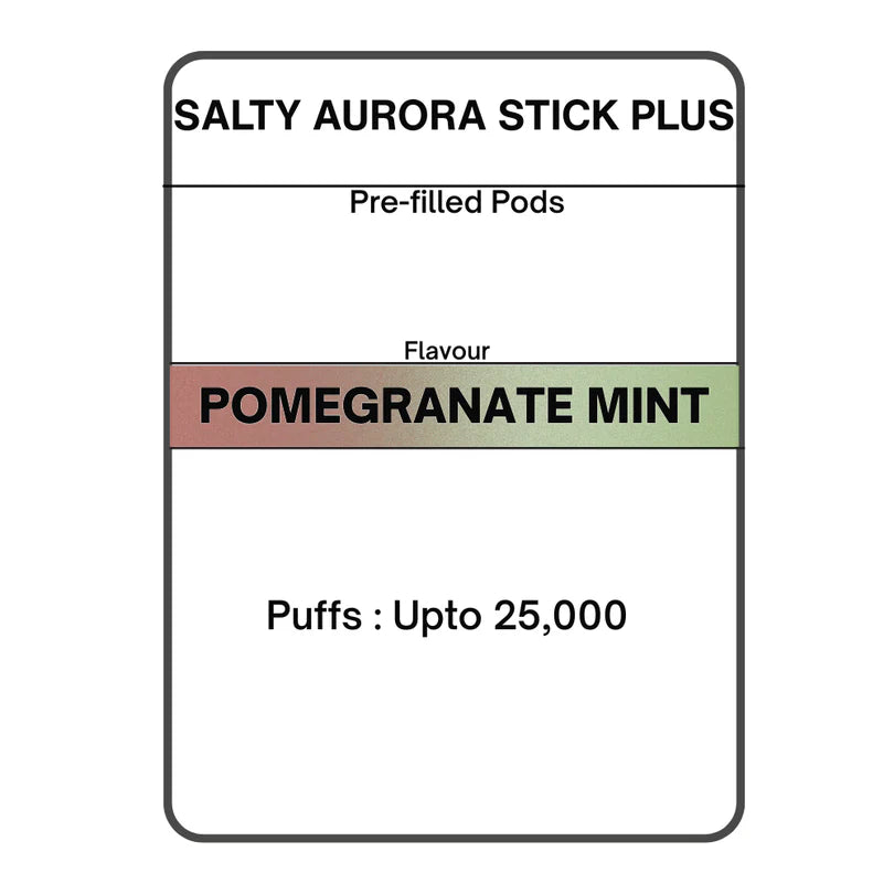 Salty AURORA STICK PLUS Pre-filled Pods 28.5mg/mL