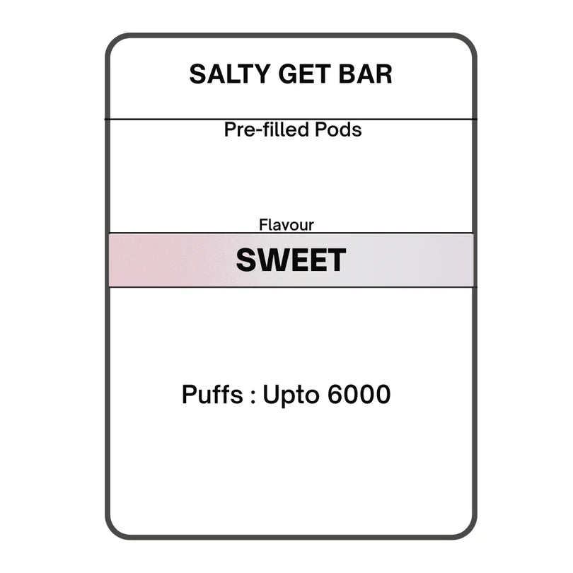 Salty GET Bar Pre-filled Pods 19.95mg/mL