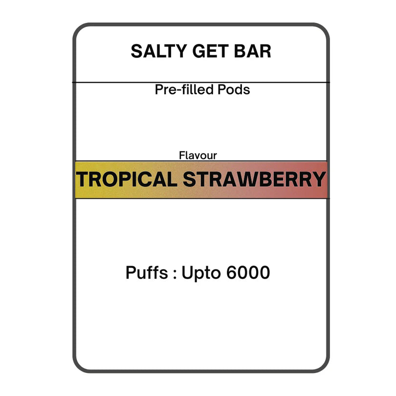 Salty GET Bar Pre-filled Pods 19.95mg/mL