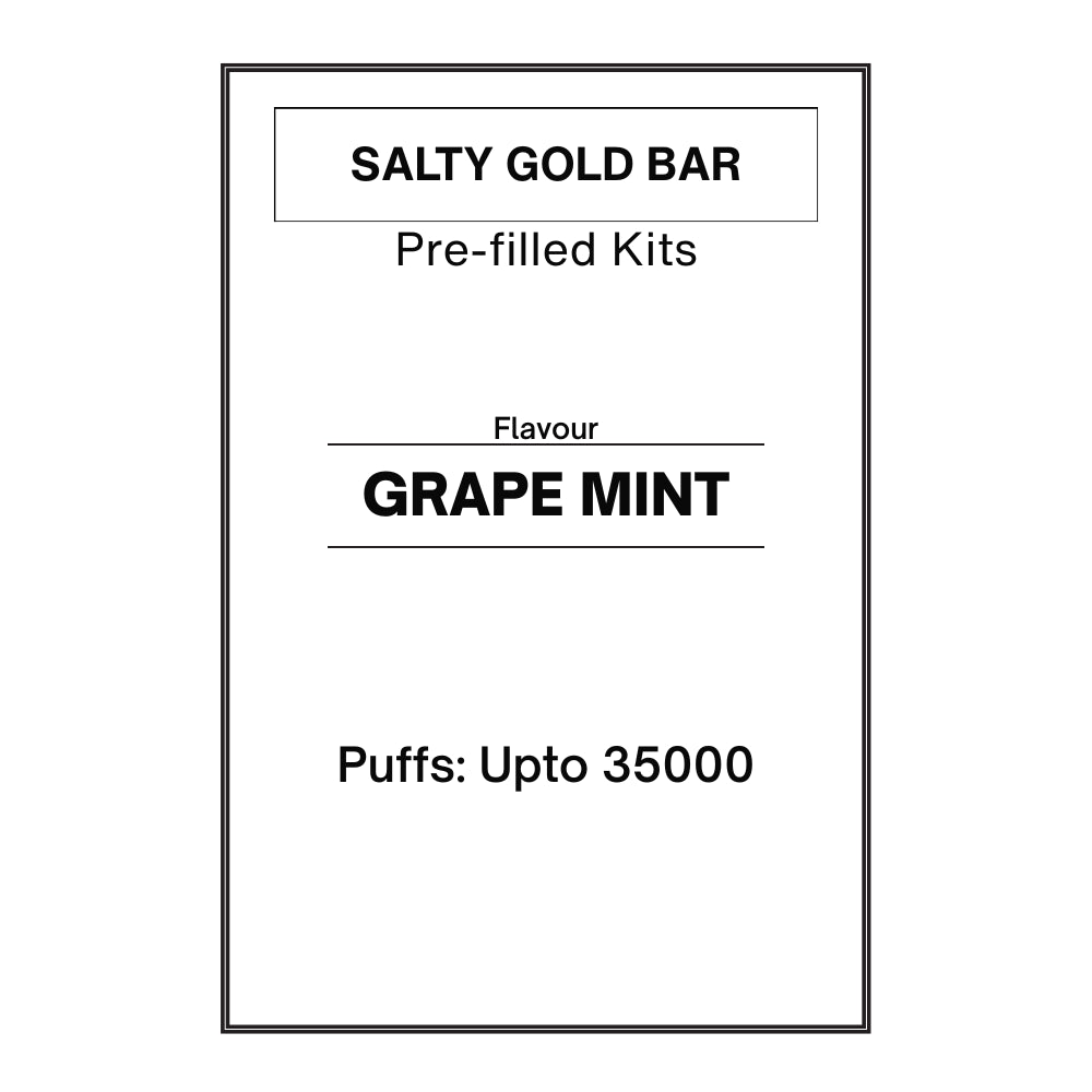Salty Gold Bar Disposable Vape