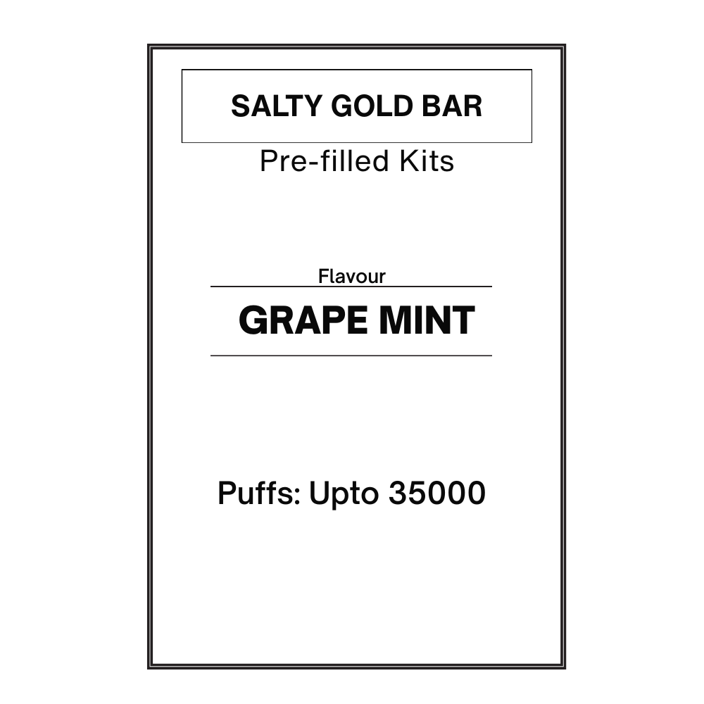 Salty GOLD Bar Pre-filled Kit 15mg/mL