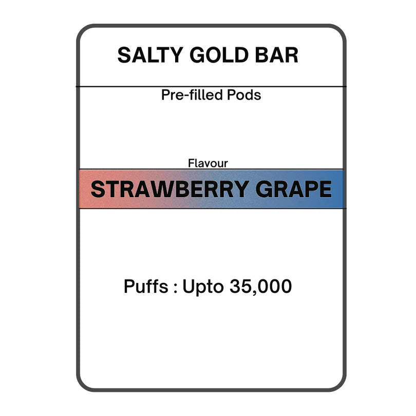 Salty GOLD Bar Pre-filled Pods 6mg/mL