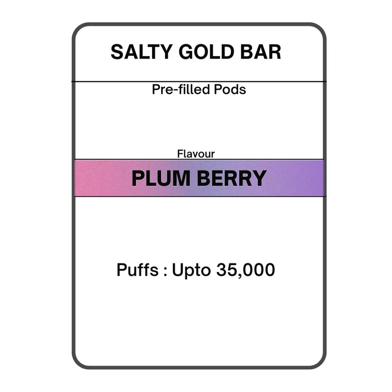 Salty GOLD Bar Pre-filled Pods 6mg/mL