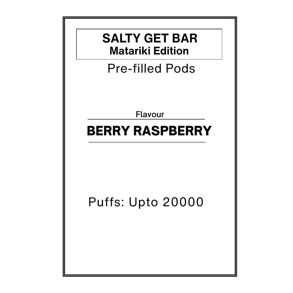 Salty Get Bar Replacement Pod -Matariki Edition 28.5mg/mL
