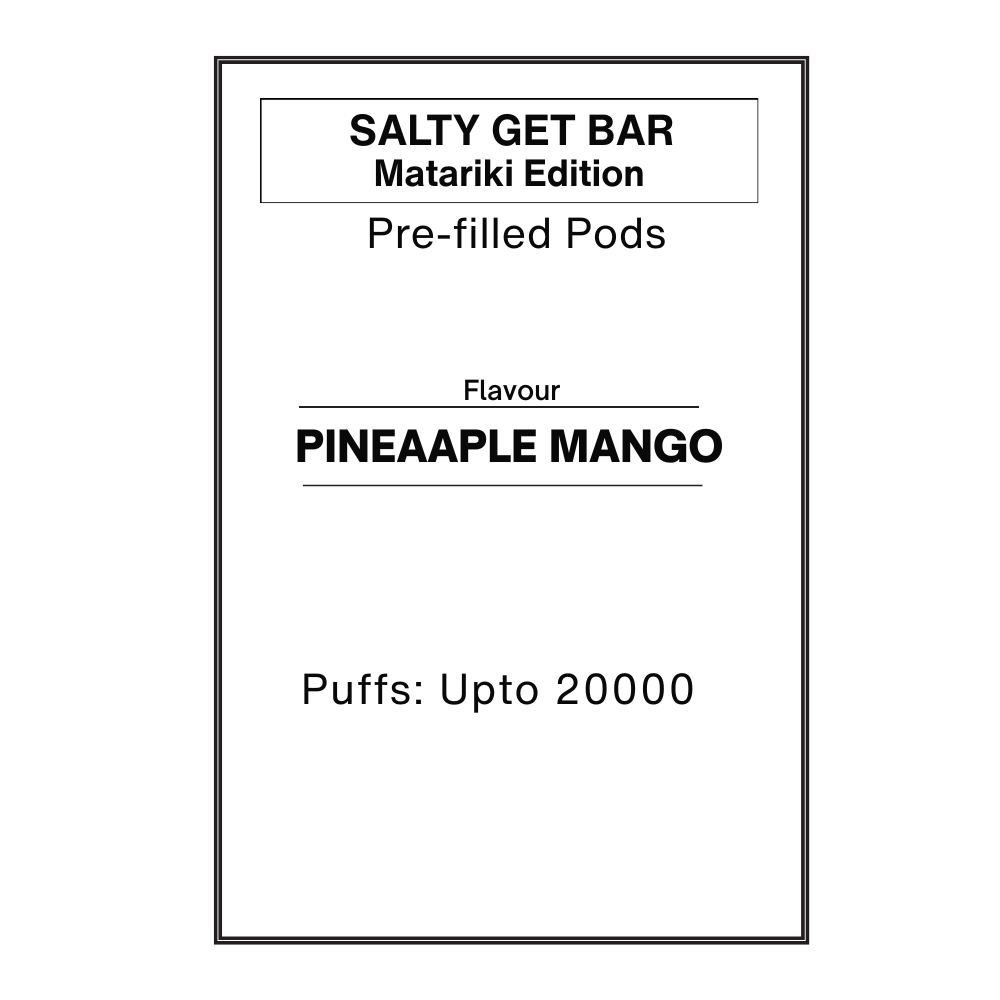 Salty Get Bar Replacement Pod -Matariki Edition 28.5mg/mL