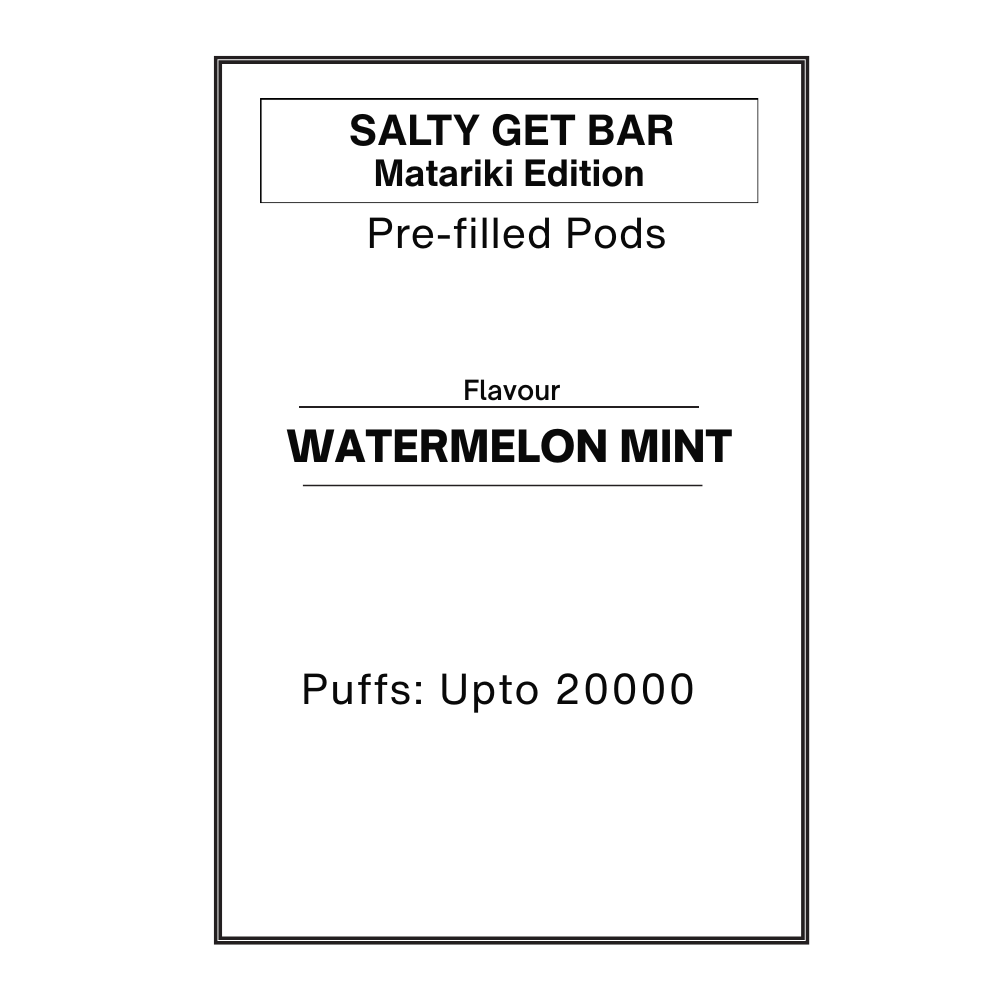 Salty Get Bar Replacement Pod -Matariki Edition 28.5mg/mL