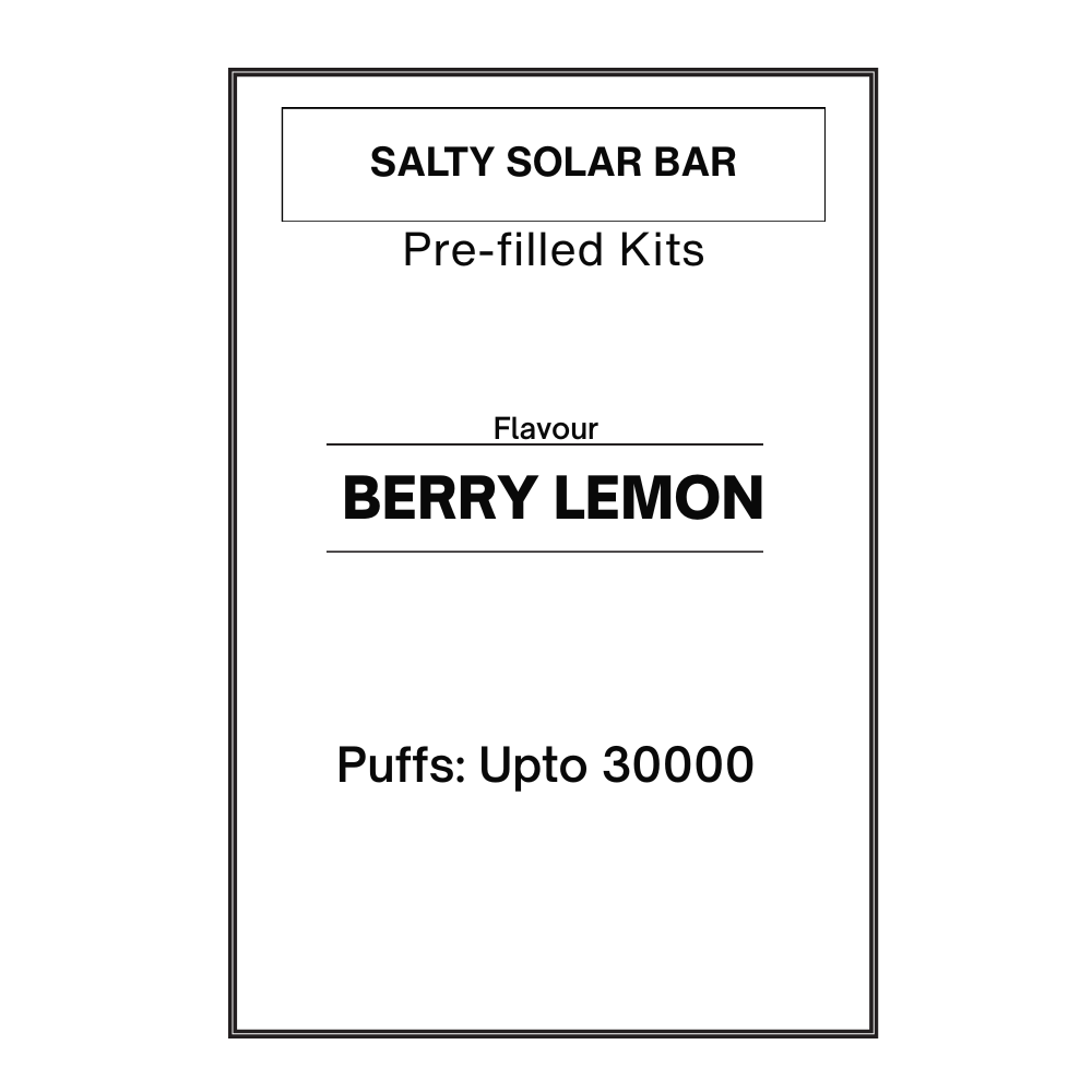 Salty Solar Bar Pre-filled Kit 28.5mg/mL