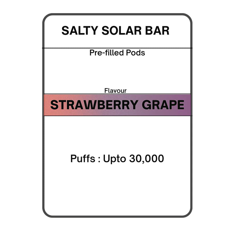 Salty Solar Bar Pre-filled Pods 28.5mg/mL