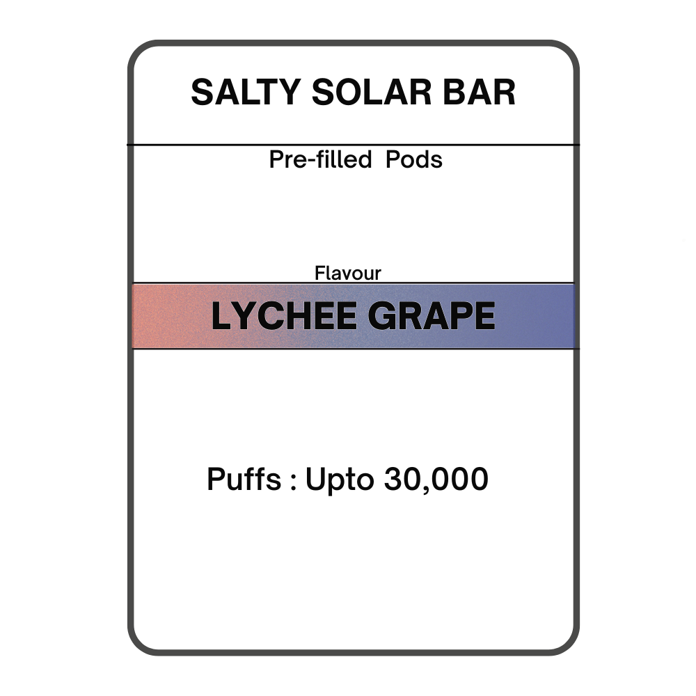 Salty Solar Bar Pre-filled Pods 28.5mg/mL