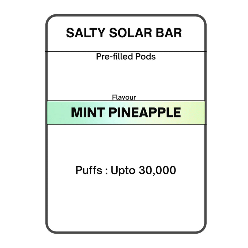 Salty Solar Bar Pre-filled Pods 28.5mg/mL