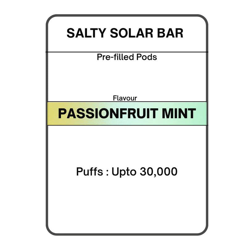Salty Solar Bar Pre-filled Pods 28.5mg/mL