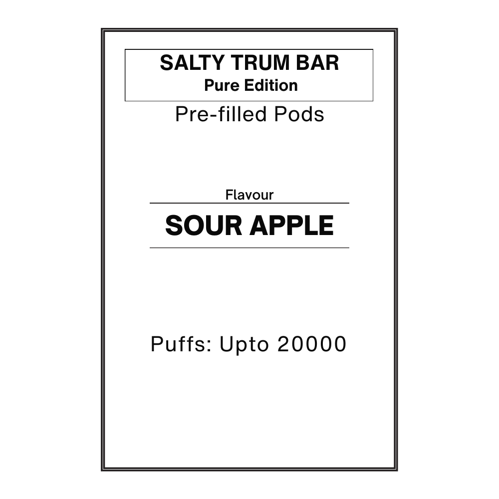 Salty TRUM Bar [Pure Edi.] Pre-filled Pods 28.5mg/mL