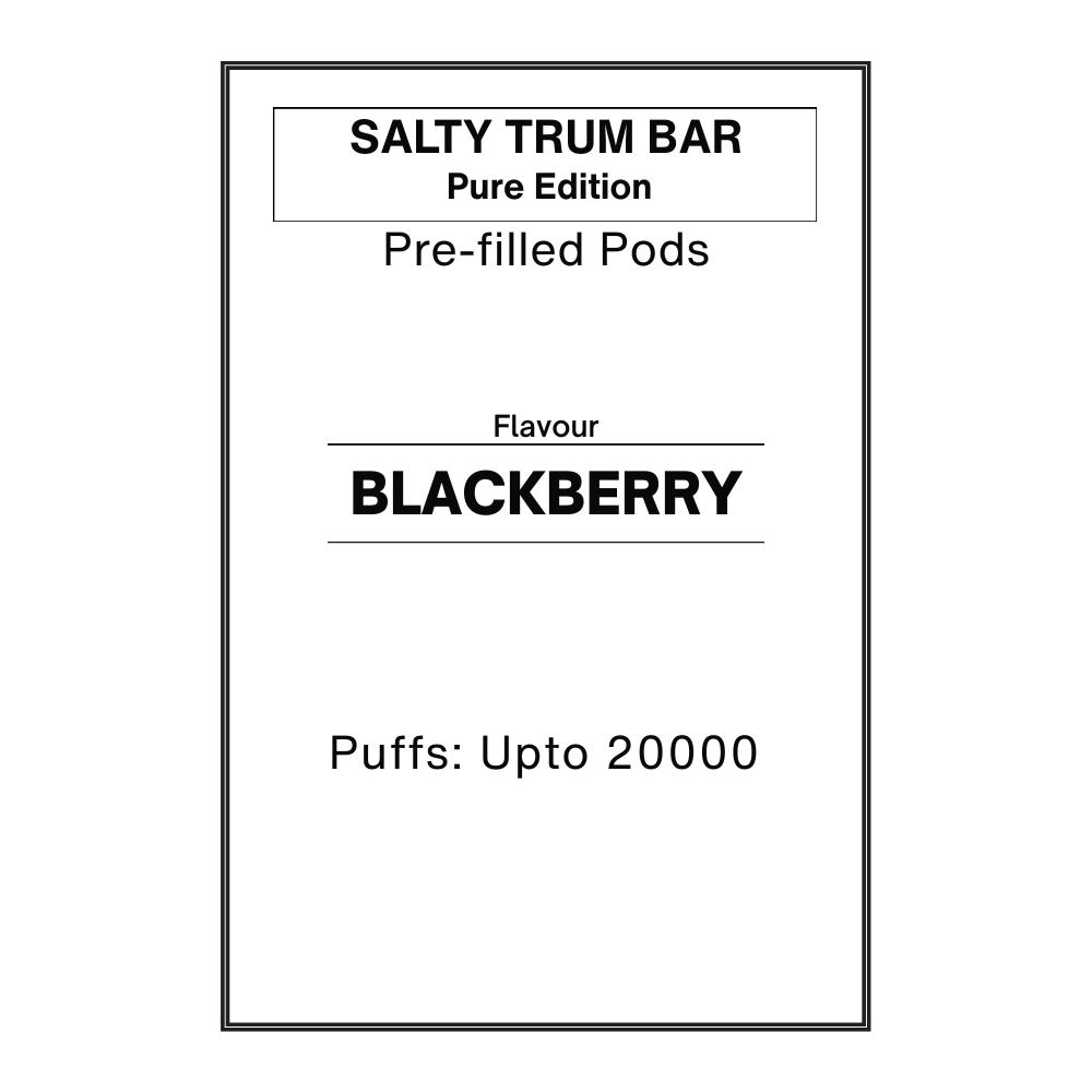 Salty TRUM Bar [Pure Edi.] Pre-filled Pods 28.5mg/mL