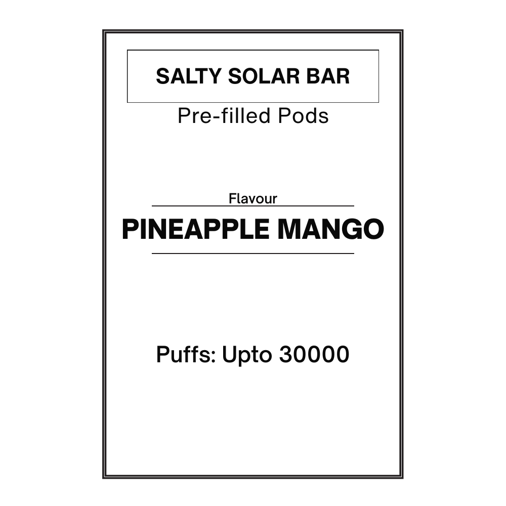 Salty Solar Bar Pre-filled Pods 28.5mg/mL