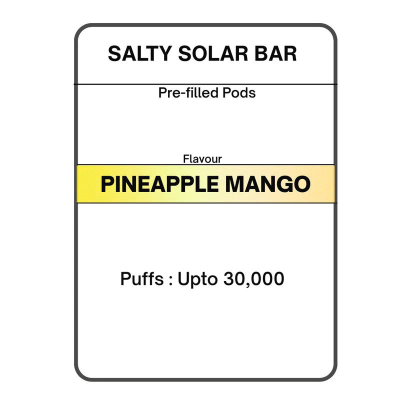 Salty Solar Bar Pre-filled Pods 28.5mg/mL