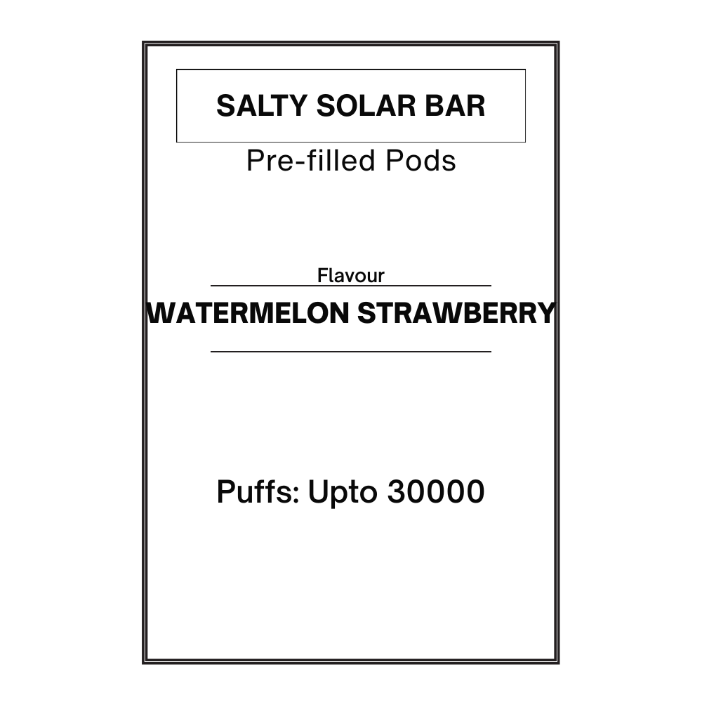 Salty Solar Bar Pre-filled Pods 28.5mg/mL
