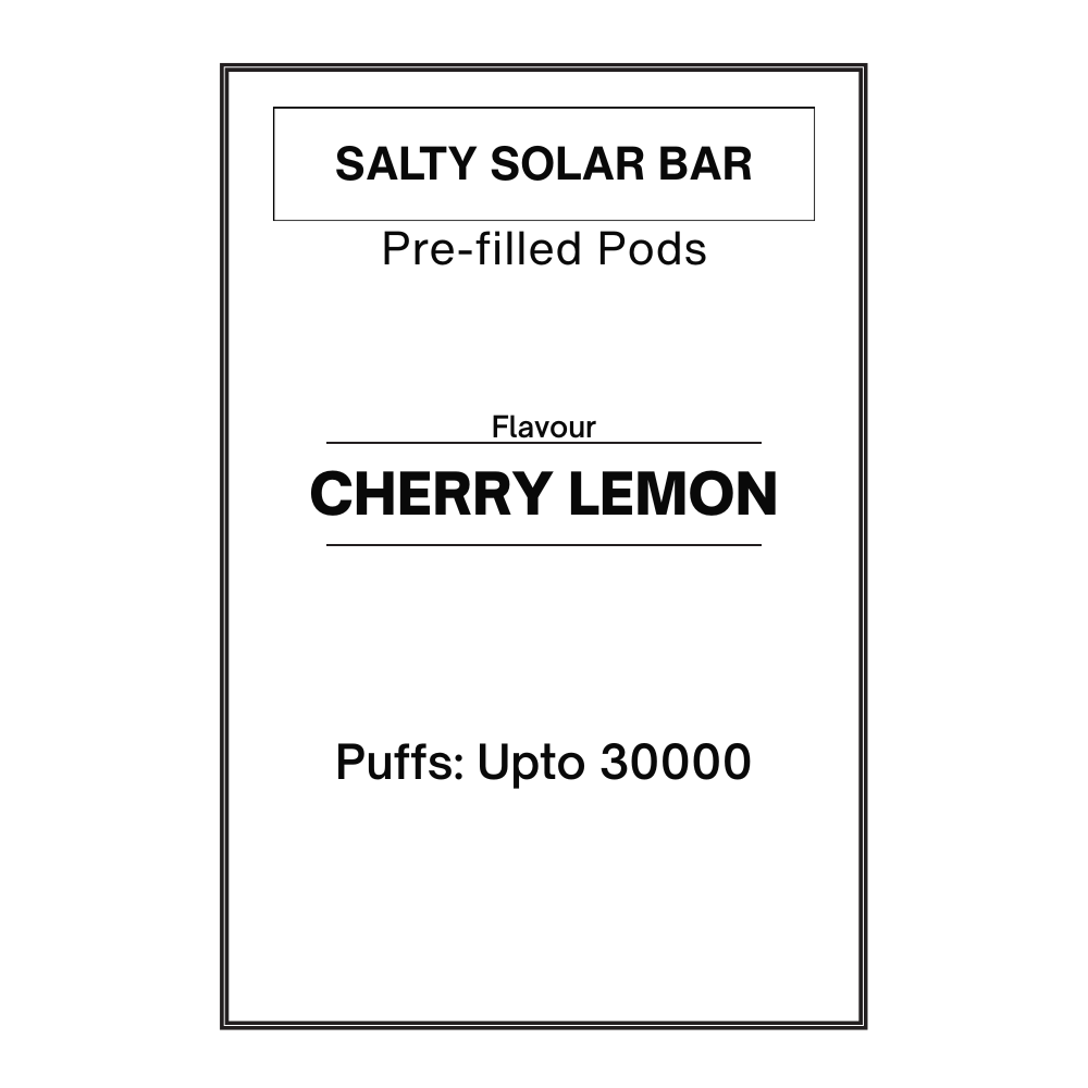Salty Solar Bar Pre-filled Pods 28.5mg/mL