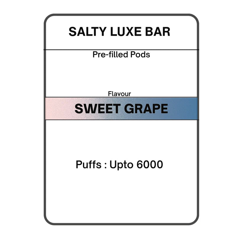 Salty LUXE Bar Pre-filled Pods 19.95mg/mL