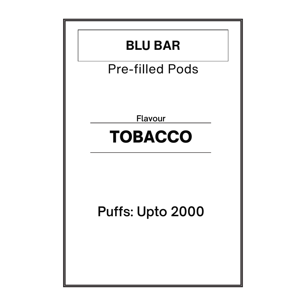 Blu Bar Pre-filled Pods 2x | 28.5mg/ml