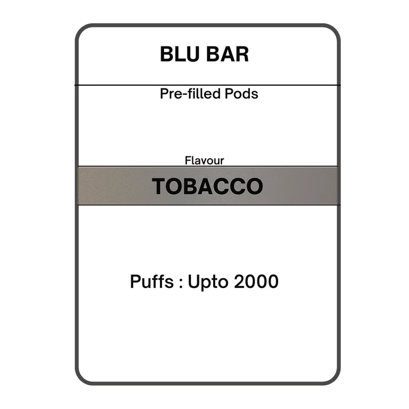 Blu Bar Pre-filled Pods 2x | 28.5mg/mL