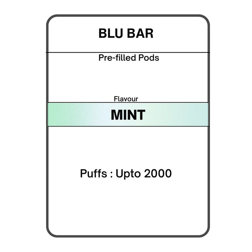 Blu Bar Pre-filled Pods 2x | 28.5mg/mL
