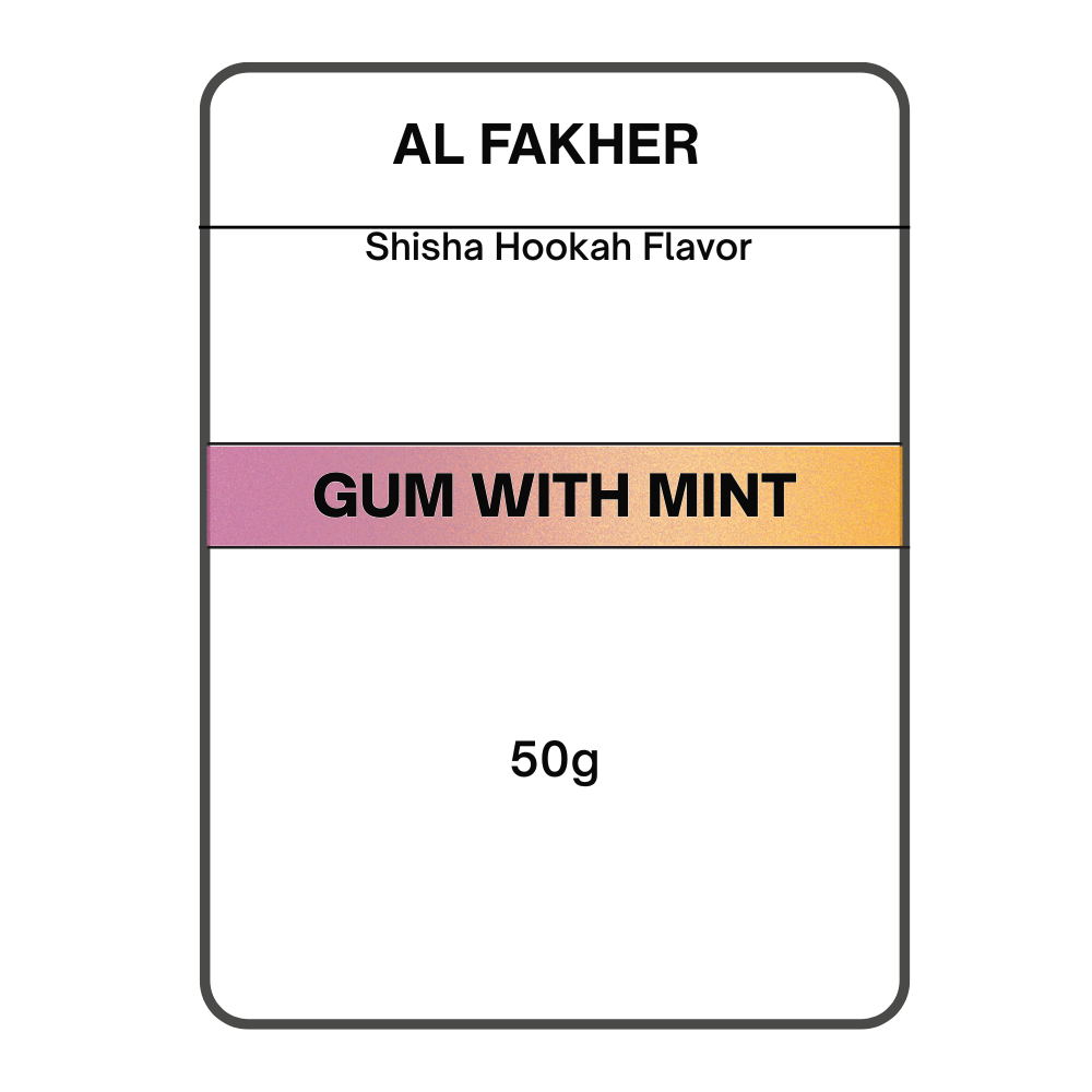 Al Fakher Gum With Mint 50g