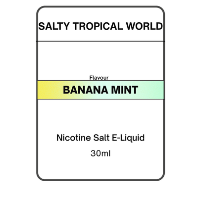 Banana Mint - Nicotine Salt E-Liquid