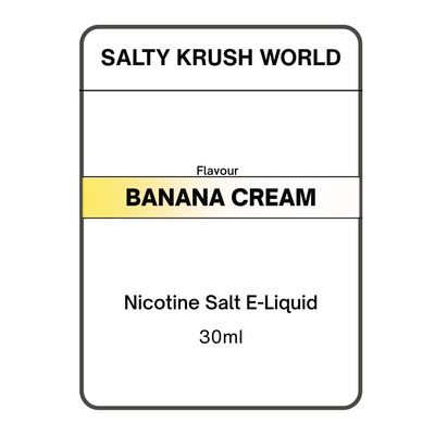 Banana Cream - Nicotine Salt E-liquid