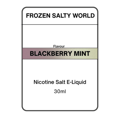 Blackberry Mint - Nicotine Salt E-liquid