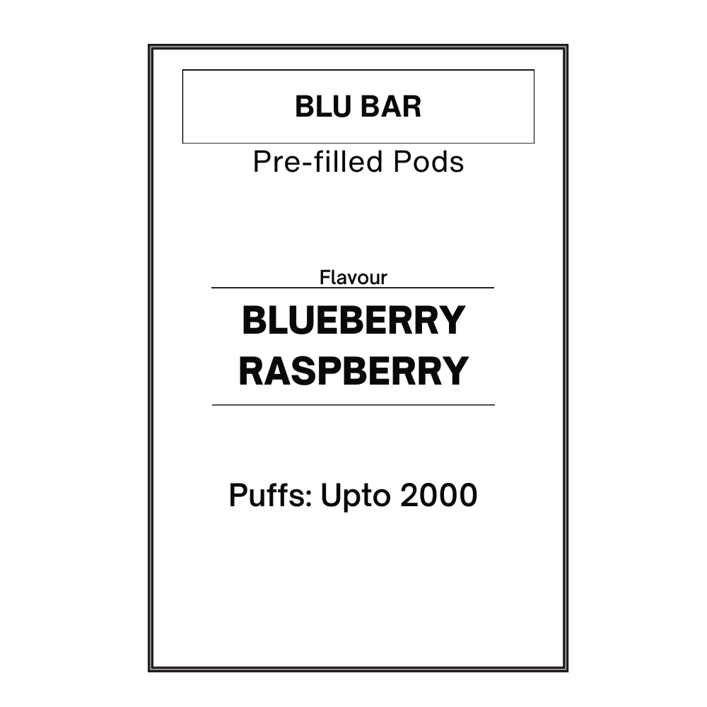 Blu Bar Pre-filled Pods 2x | 20mg/mL
