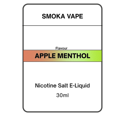 Apple Menthol - Nicotine Salt E-liquid