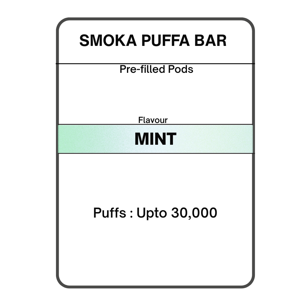 Smoka Puffa Bar Pre-filled Pods 28.5mg/mL