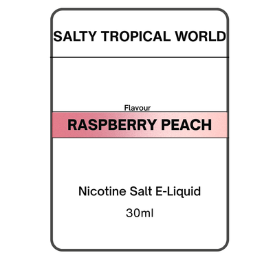 Raspberry Peach - Nicotine Salt E-Liquid