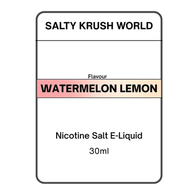 Watermelon Lemon - Nicotine Salt E-liquid