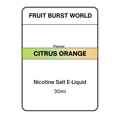 Citrus Orange - Nicotine Salt E-liquid