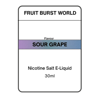 Sour Grape - Nicotine Salt E-liquid