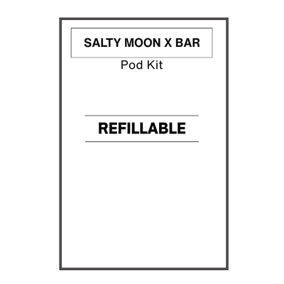 Salty Moon X Bar Refillable Pod Kit