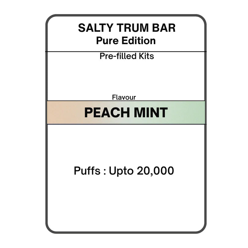 Salty TRUM Bar Pre-filled Kit | Pure Edition