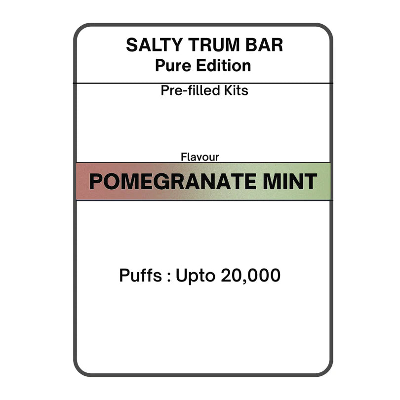 Salty TRUM Bar Pre-filled Kit | Pure Edition