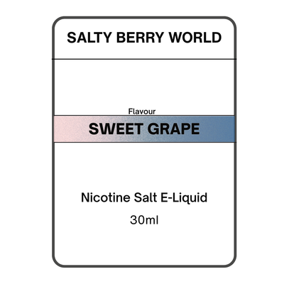 Sweet Grape - Nicotine Salt E-liquid