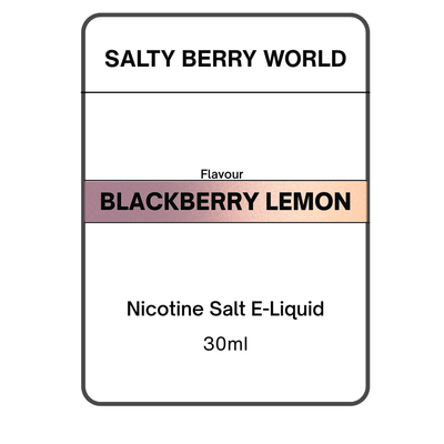 [Ice Ed.] Blackberry Lemon - Nicotine Salt E-liquid