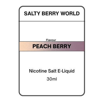 [Ice Ed.] Peach Berry - Nicotine Salt E-Liquid