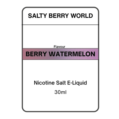 [Ice Ed.] Berry Watermelon - Nicotine Salt E-liquid