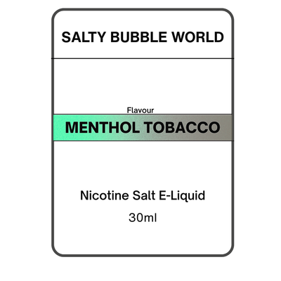 Menthol Tobacco - Nicotine Salt E-liquid