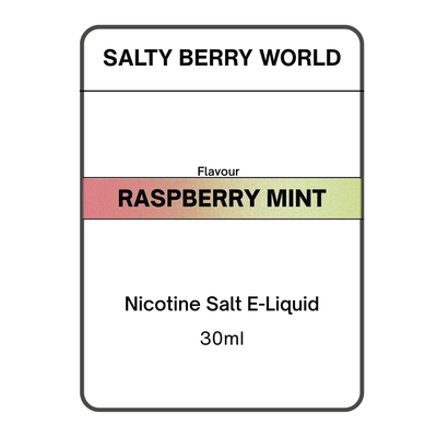 Raspberry Mint - Nicotine Salt E-liquid