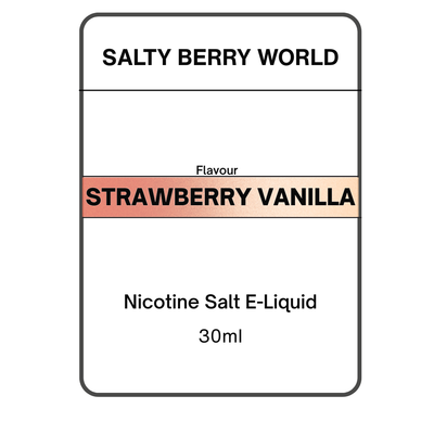 Strawberry Vanilla - Nicotine Salt E-liquid