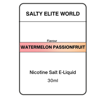 Watermelon Passionfruit - Nicotine Salt E-liquid