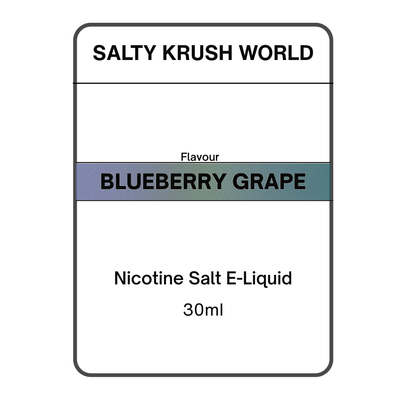 Blueberry Grape - Nicotine Salt E-liquid