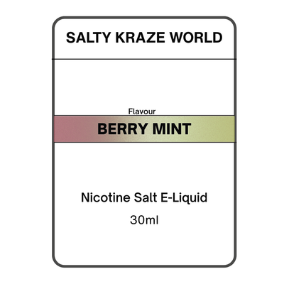 Berry Mint - Nicotine Salt E-liquid