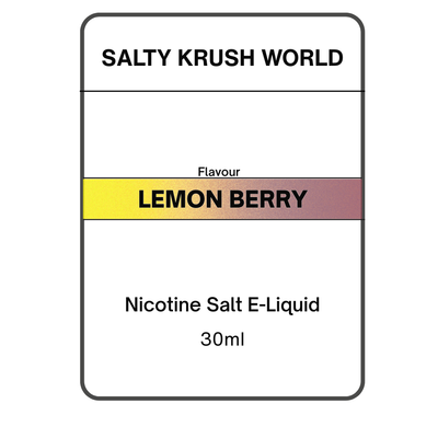 Lemon Berry - Nicotine Salt E-liquid